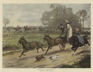 Nimrods döttrar (chromolitho)